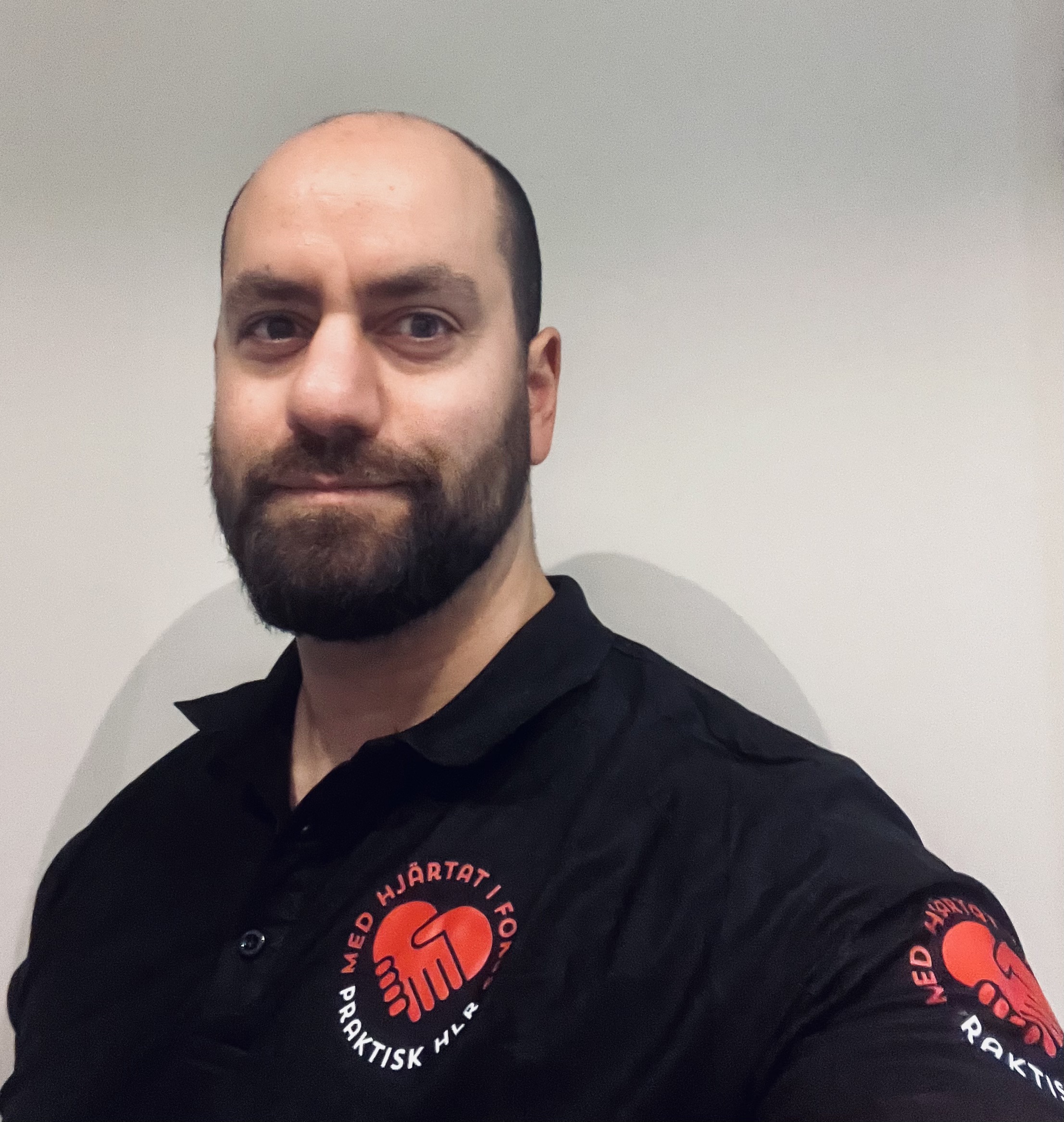 André Kaldani, certifierad HLR-instruktör i Kronoberg